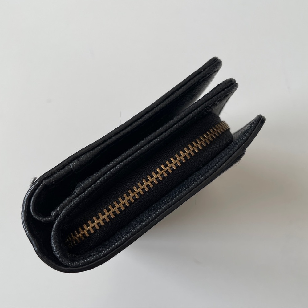 Kate Spade Neda Black Saffiano Leather Zip Around Mini Wallet - Picture 5 of 14